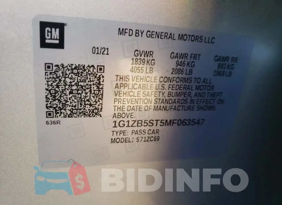 1G1ZB5ST5MF063547 Photo# 10