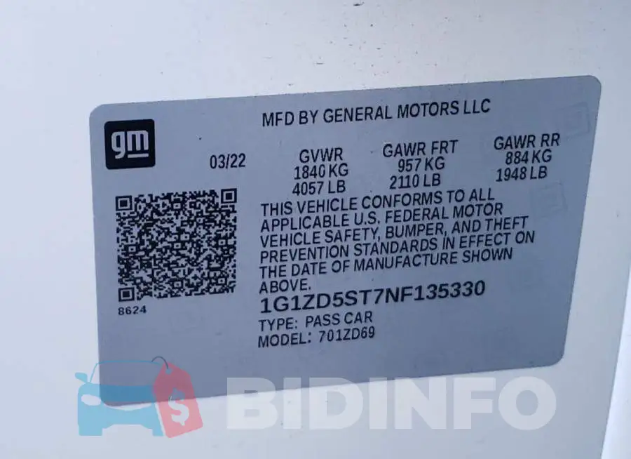 1G1ZD5ST7NF135330 Photo# 10