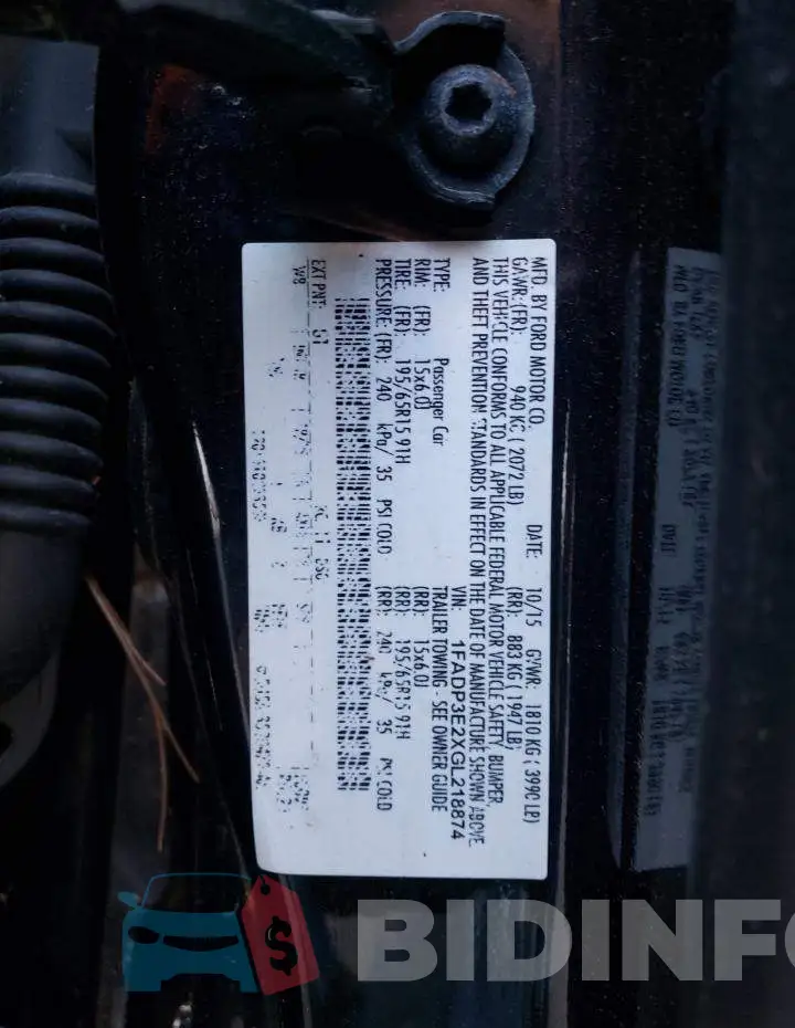 1FADP3E2XGL218874 Photo# 10