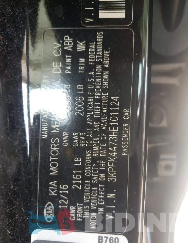 3KPFK4A73HE101124 Photo# 10