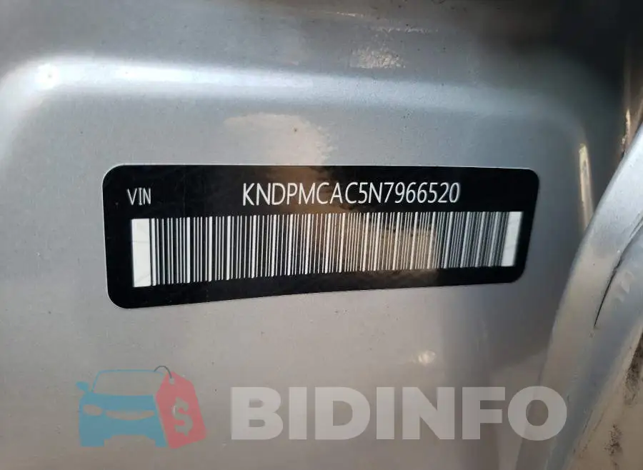 KNDPMCAC5N7966520 Photo# 10