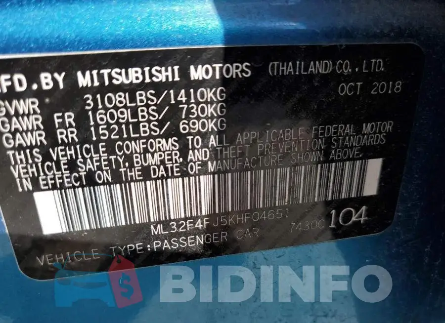 ML32F4FJ5KHF04651 Photo# 10