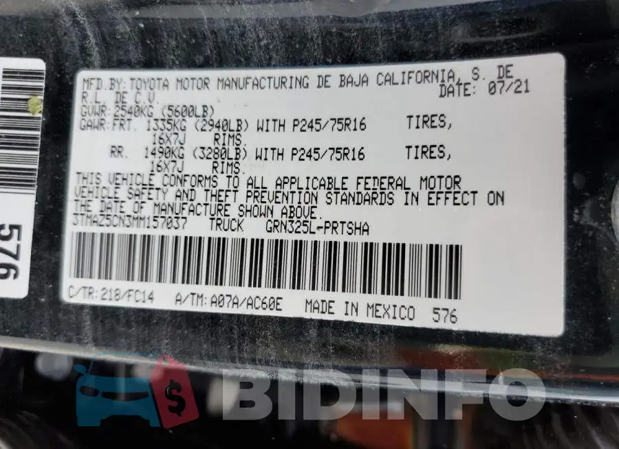 3TMAZ5CN3MM157037 Photo# 10