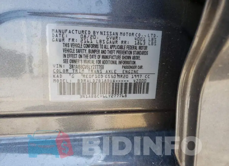 3N1AB8CV6LY277768 Photo# 10