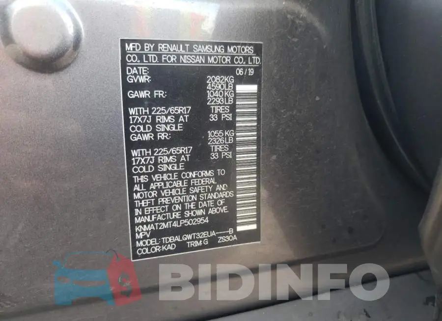 KNMAT2MT4LP502954 Photo# 10