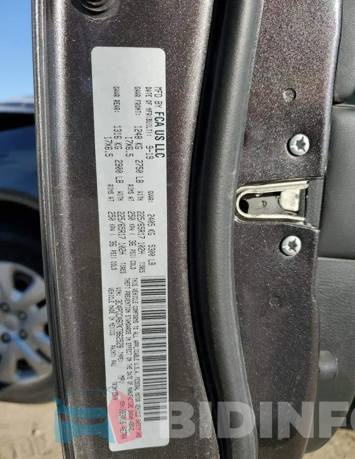 3C4PDCAB7KT862528 Photo# 10