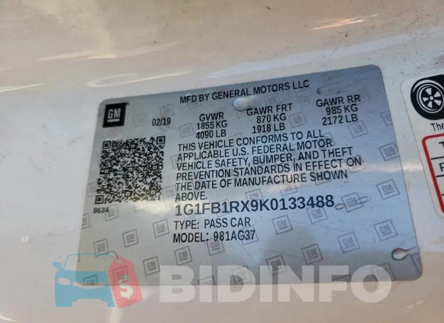 1G1FB1RX9K0133488 Photo# 10