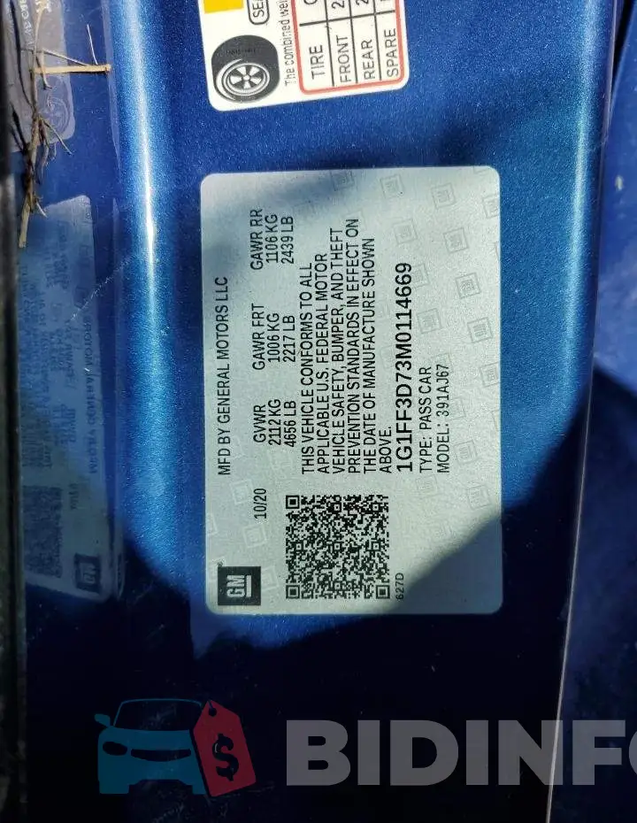 1G1FF3D73M0114669 Photo# 10