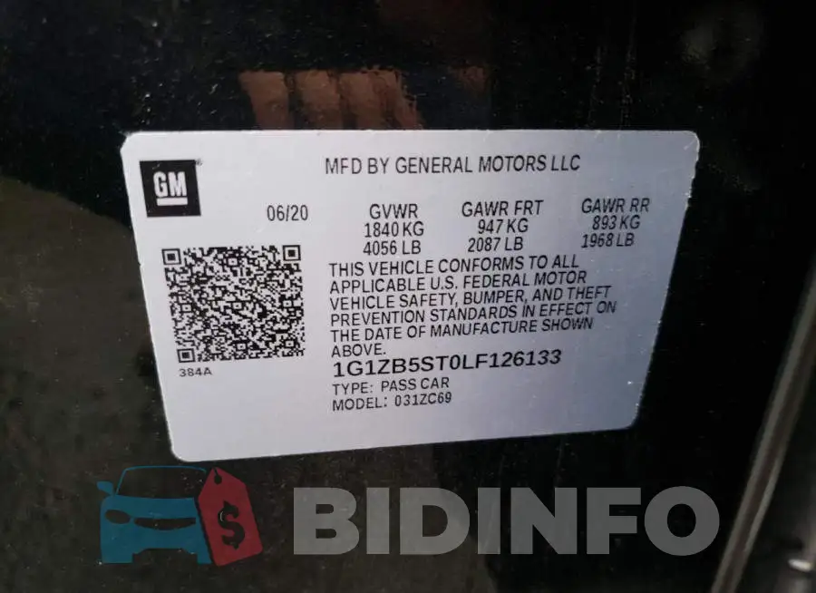 1G1ZB5ST0LF126133 Photo# 10