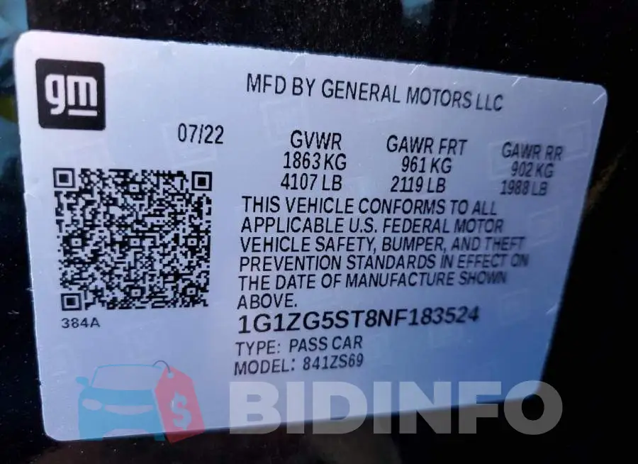 1G1ZG5ST8NF183524 Photo# 10