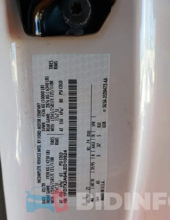 1FD7X2A64LED10924 Photo# 12