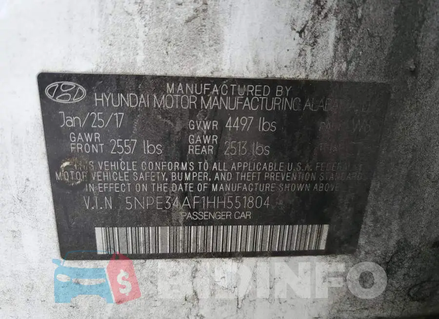5NPE34AF1HH551804 Photo# 10