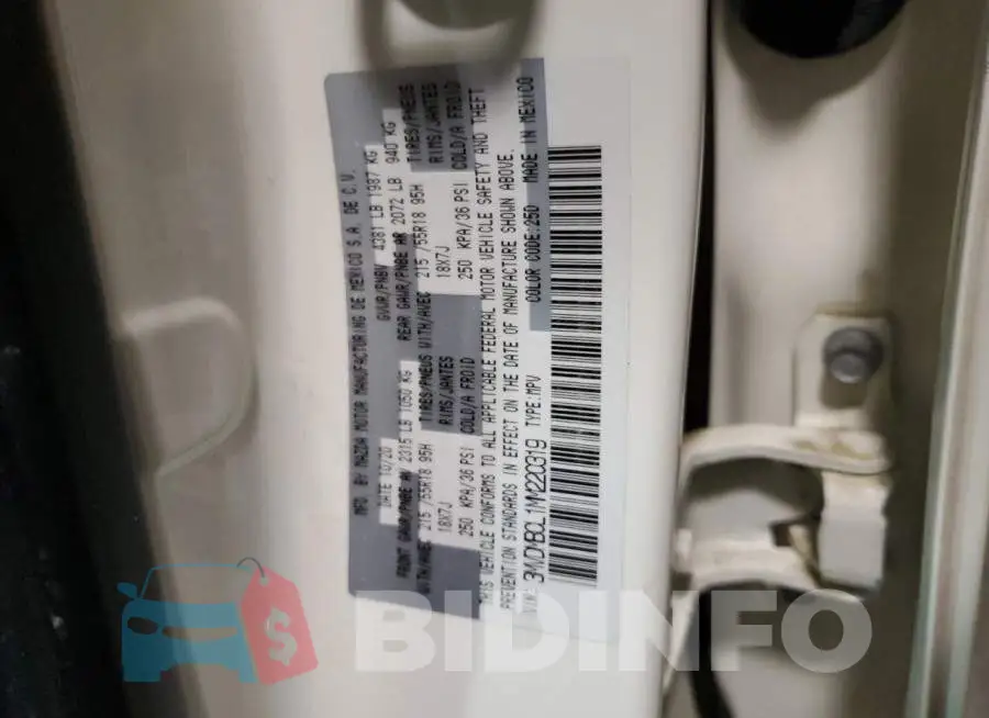 3MVDMBCL1MM220319 Photo# 10