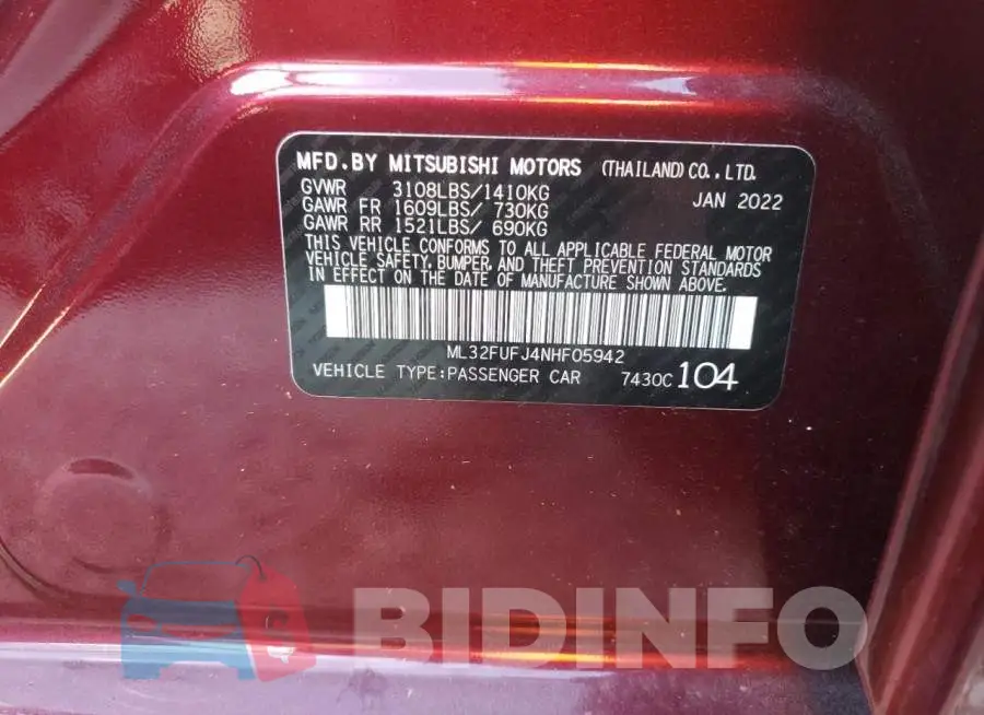 ML32FUFJ4NHF05942 Photo# 10