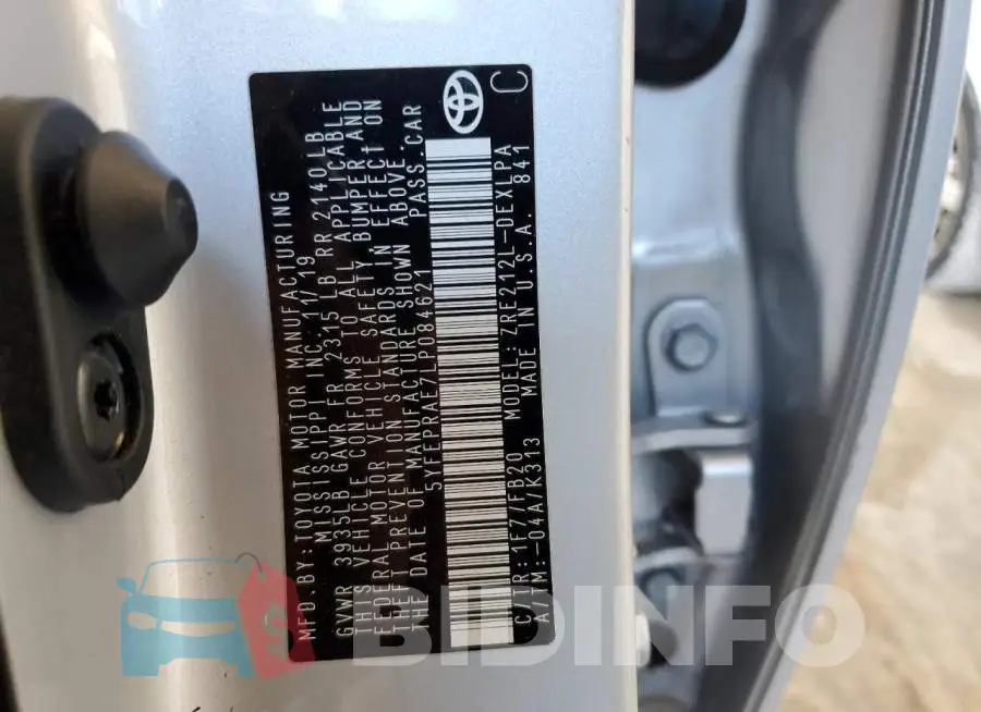 5YFEPRAE7LP084621 Photo# 10