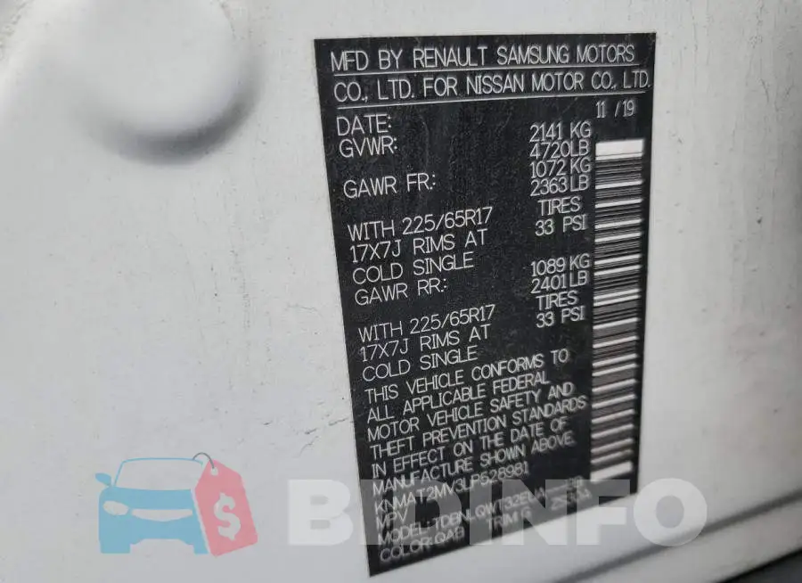 KNMAT2MV3LP528981 Photo# 10
