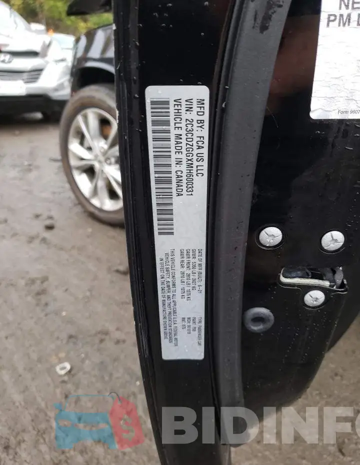 2C3CDZGGXMH600331 Photo# 10