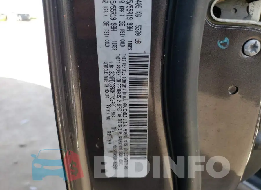 3C4PDCGB0HT702409 Photo# 10