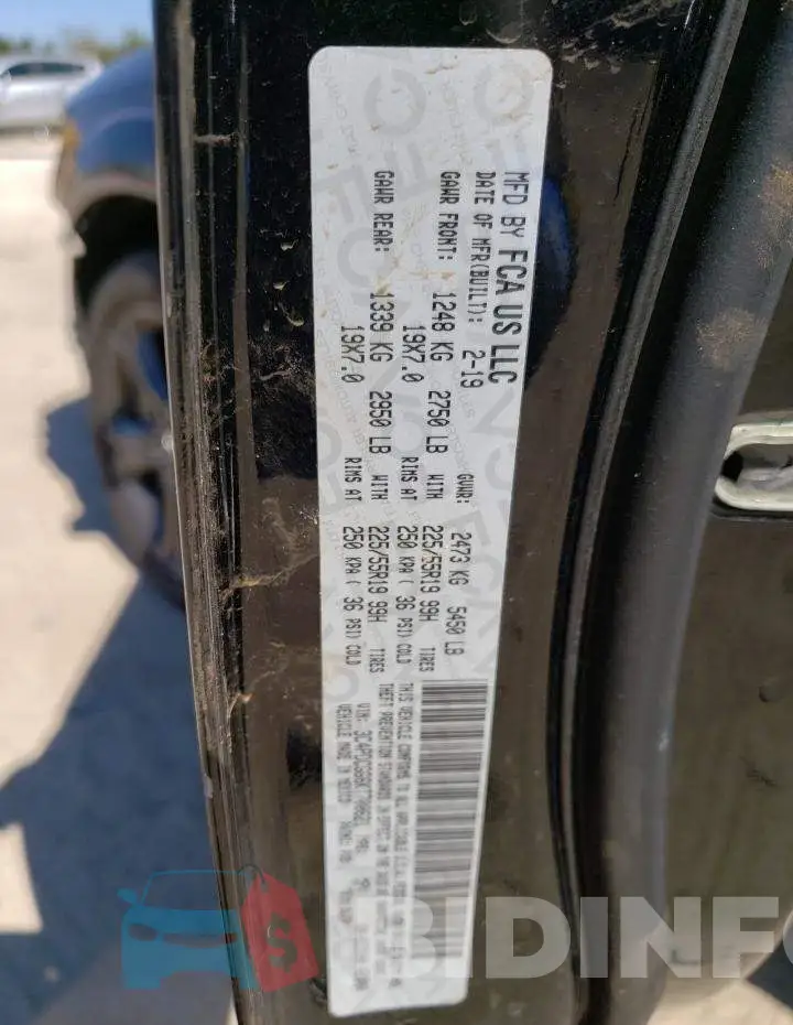 3C4PDCGG6KT700621 Photo# 10