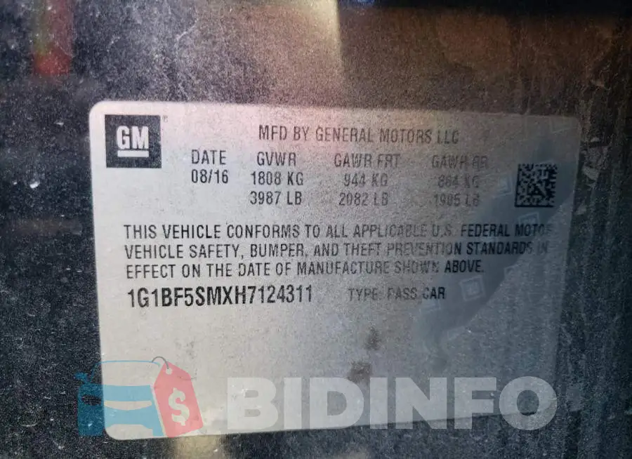 1G1BF5SMXH7124311 Photo# 10