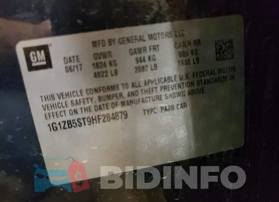 1G1ZB5ST9HF284879 Photo# 10