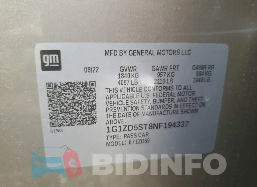 1G1ZD5ST8NF194337 Photo# 10