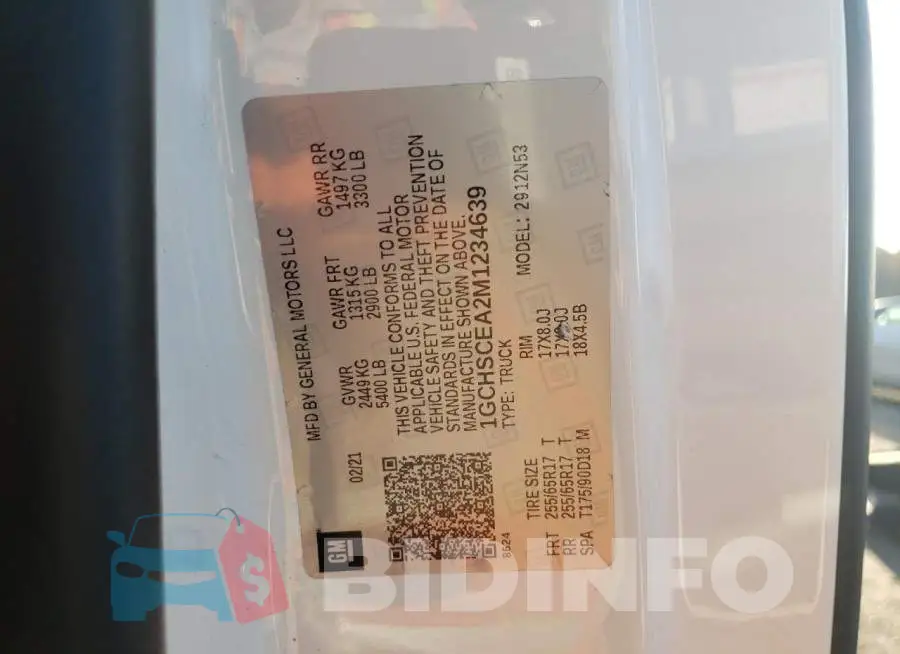 1GCHSCEA2M1234639 Photo# 10