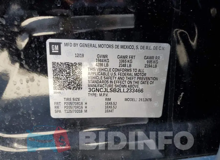 3GNCJLSB2LL233466 Photo# 10
