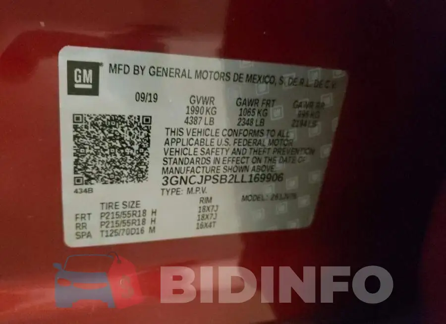 3GNCJPSB2LL169906 Photo# 10