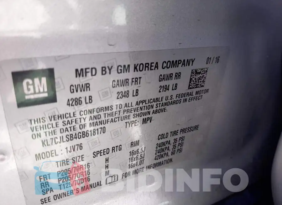 KL7CJLSB4GB618170 Photo# 10