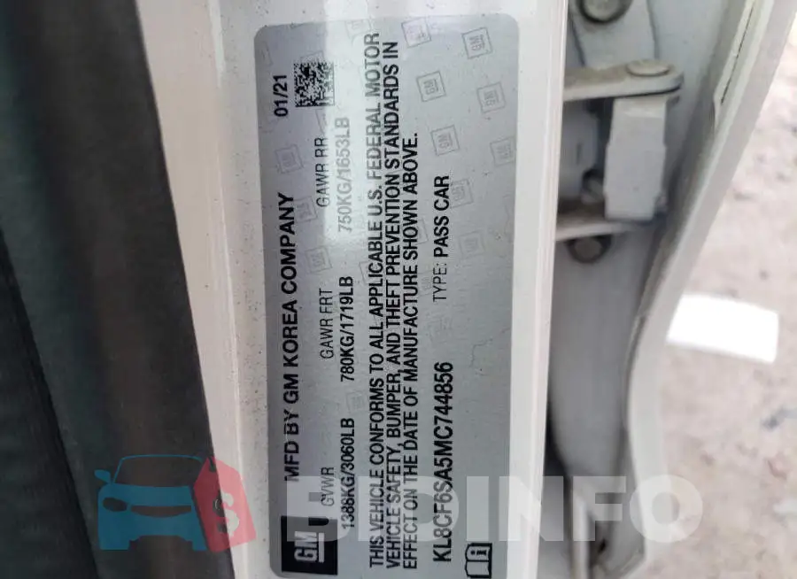KL8CF6SA5MC744856 Photo# 10
