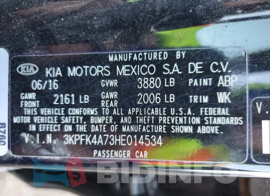 3KPFK4A73HE014534 Photo# 10