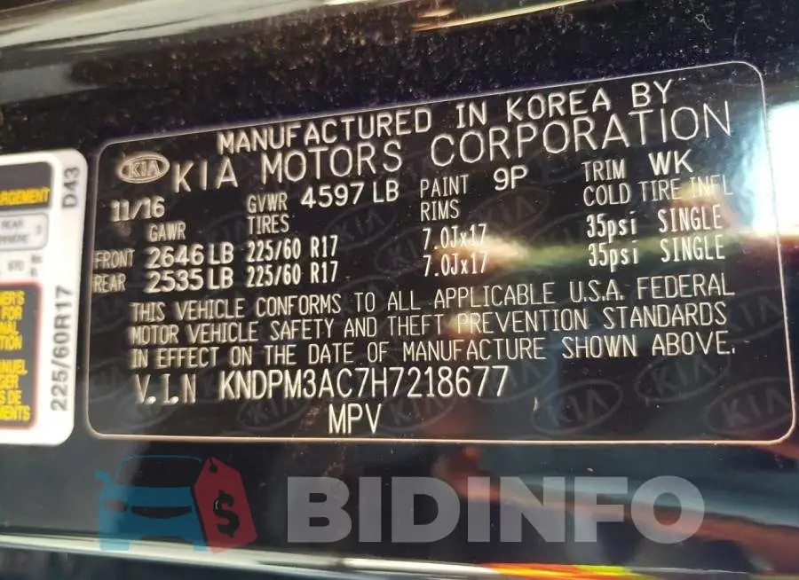 KNDPM3AC7H7218677 Photo# 10