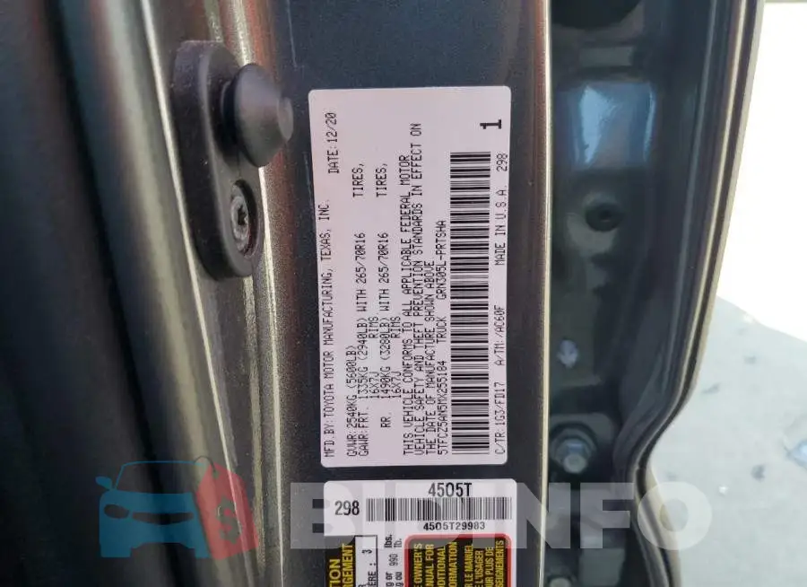 5TFCZ5AN5MX255184 Photo# 10