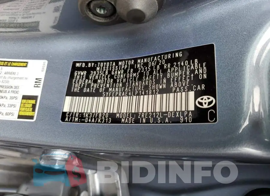 5YFEPRAE4LP141812 Photo# 10
