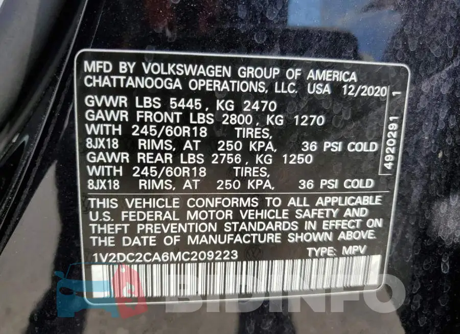 1V2DC2CA6MC209223 Photo# 10