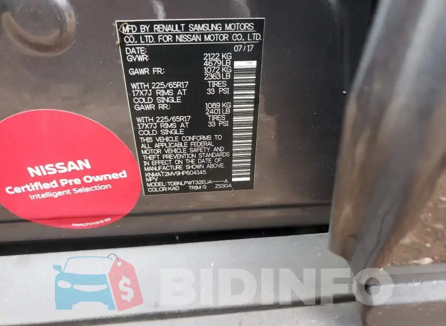 KNMAT2MV9HP604145 Photo# 10