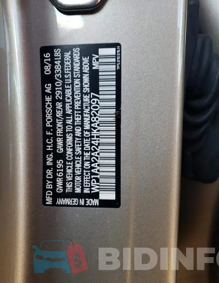 WP1AA2A24HKA82097 Photo# 10