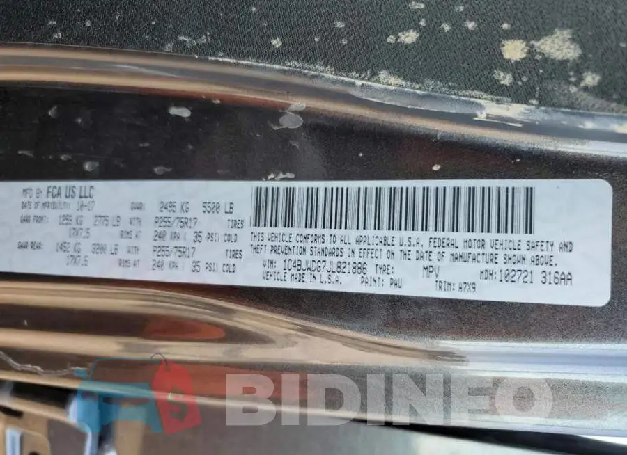 1C4BJWDG7JL821886 Photo# 10