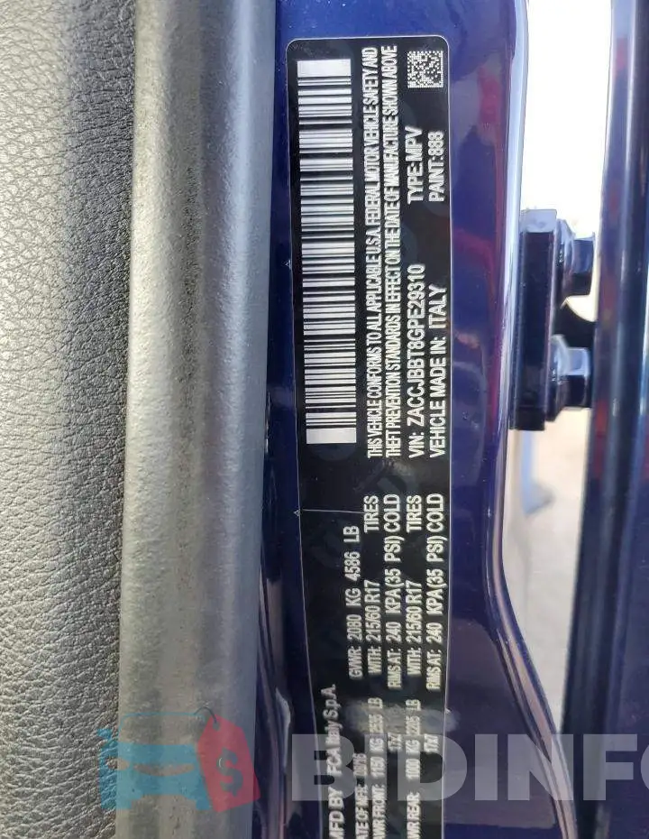 ZACCJBBT8GPE29310 Photo# 10