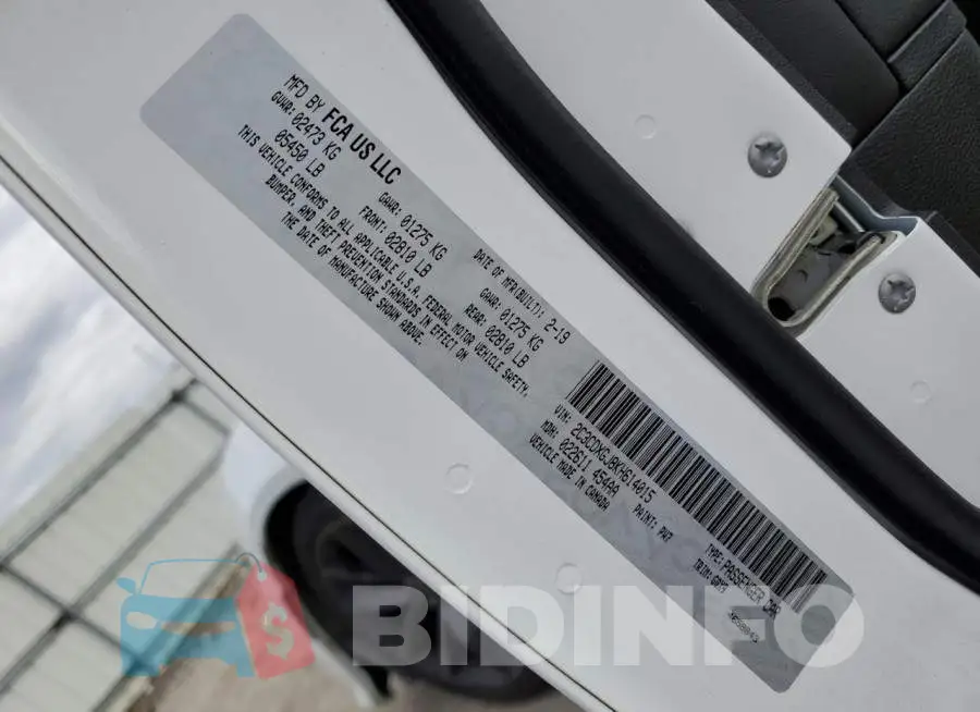 2C3CDXGJ8KH614015 Photo# 10