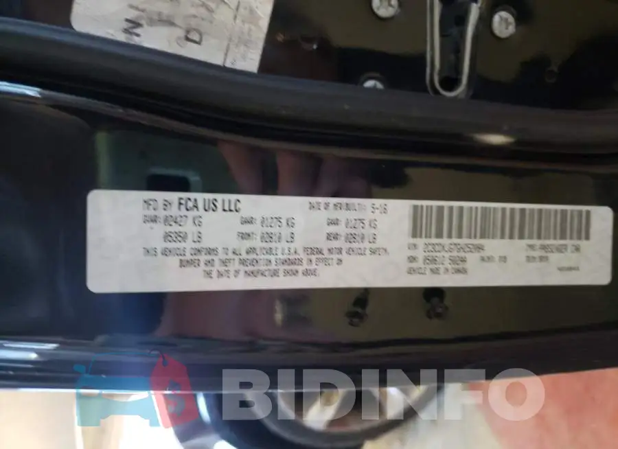 2C3CDXJG7GH252084 Photo# 10