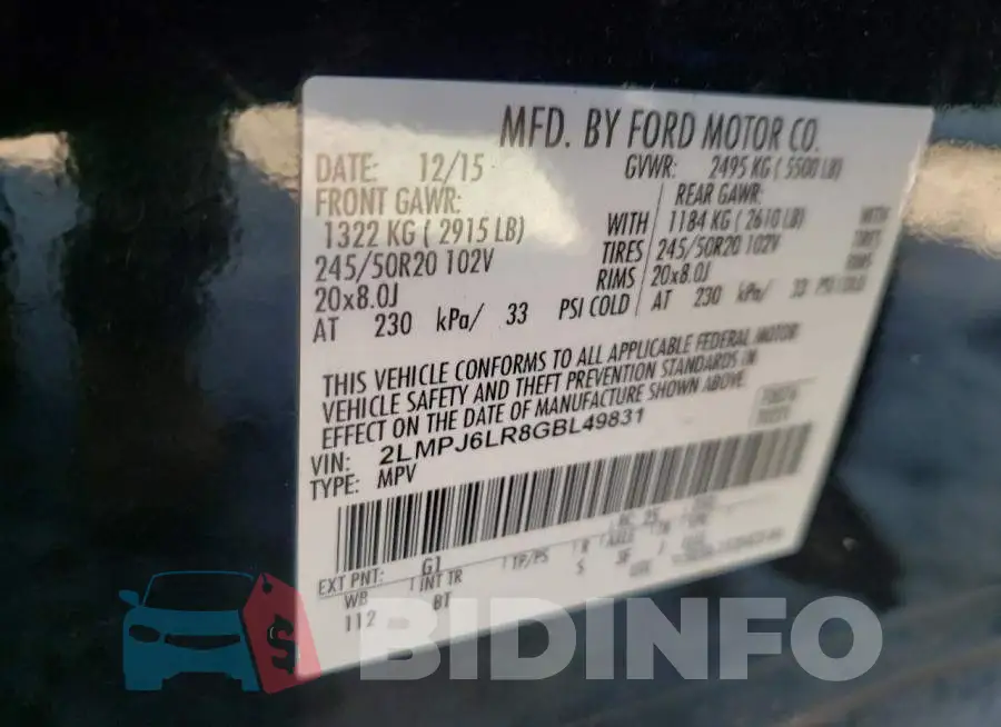 2LMPJ6LR8GBL49831 Photo# 10