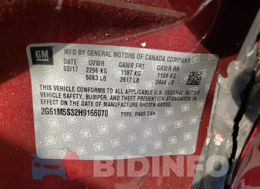 2G61M5S32H9166070 Photo# 10
