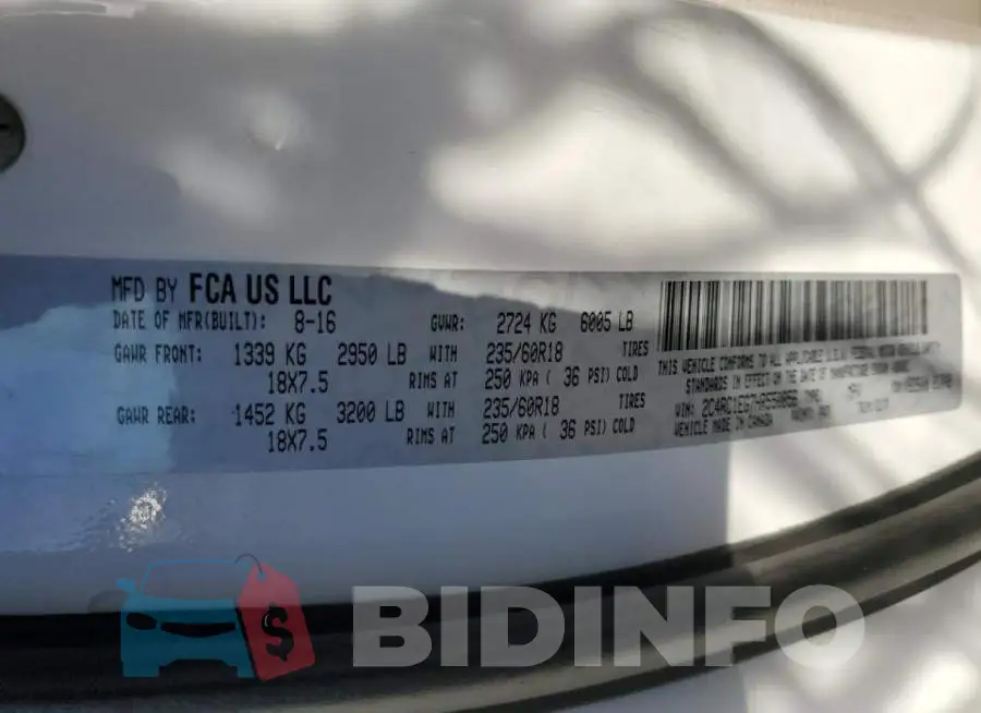 2C4RC1EG7HR550856 Photo# 10