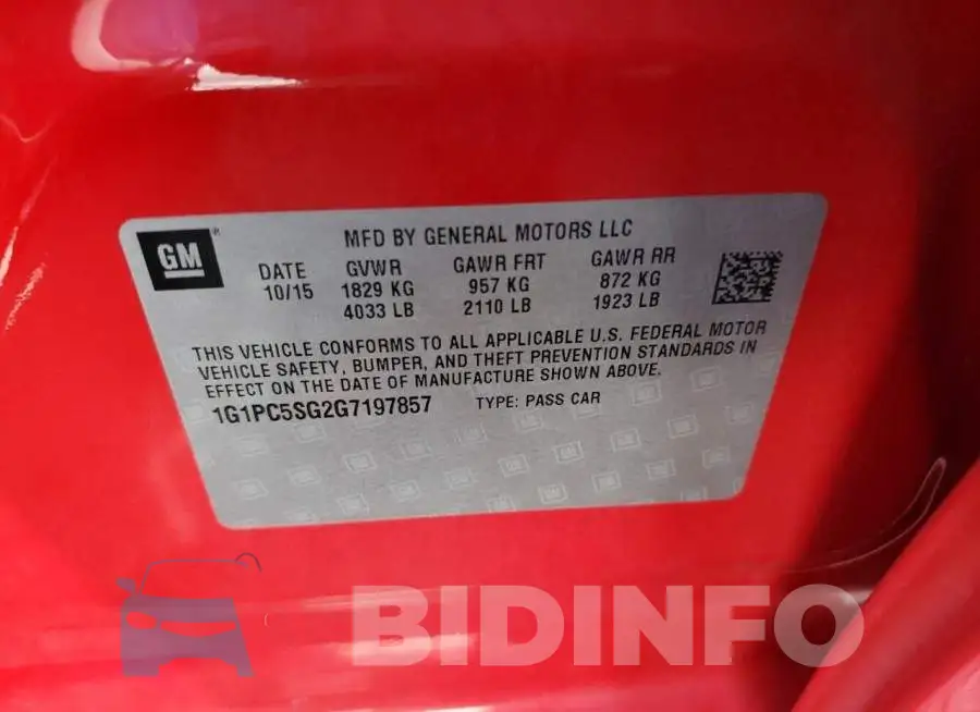 1G1PC5SG2G7197857 Photo# 10