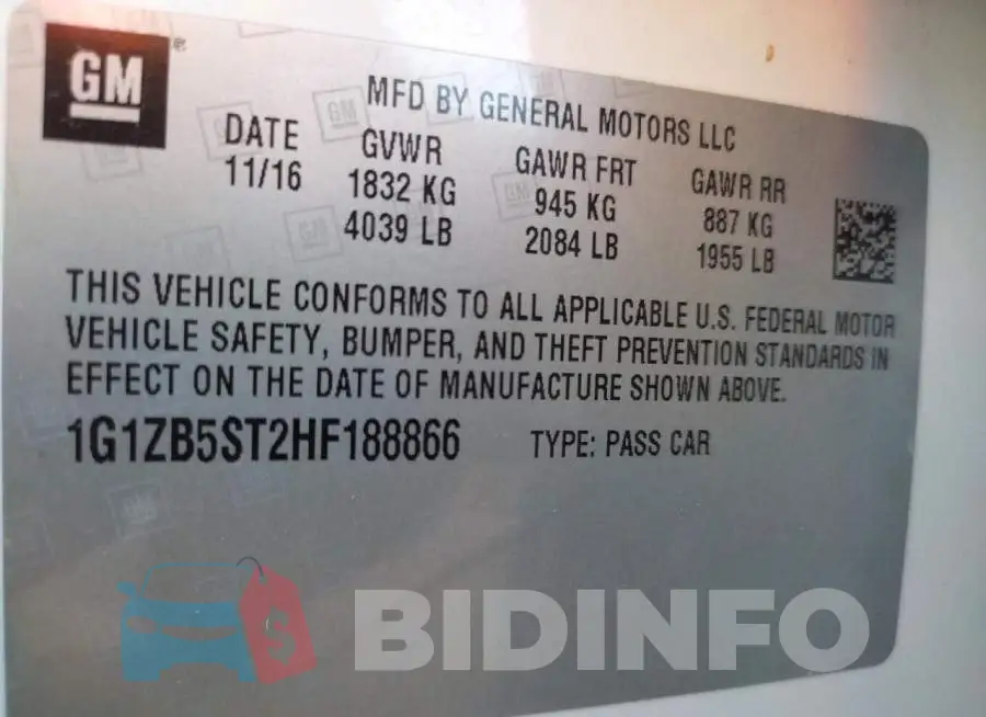 1G1ZB5ST2HF188866 Photo# 10