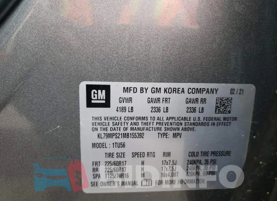 KL79MPS21MB155392 Photo# 10