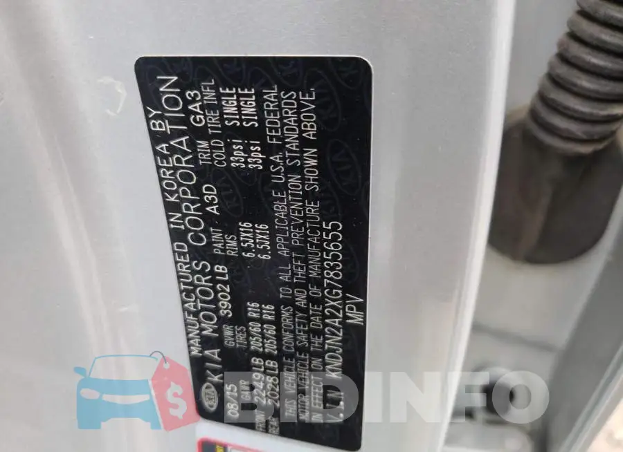KNDJN2A2XG7835655 Photo# 10