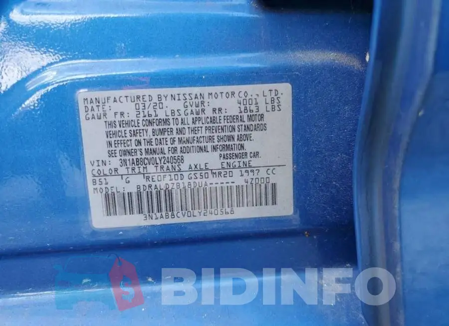 3N1AB8CV0LY240568 Photo# 10